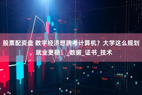 股票配资盘 数字经济想跨考计算机？大学这么规划，就业更稳！_数据_证书_技术
